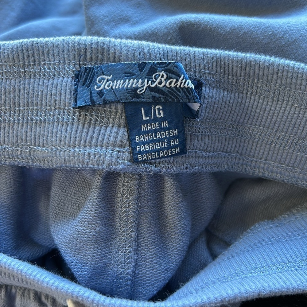 Tommy Bahama Island Sleepwear Collection Mens Day Wear Jogger Pants Blue Sz L - Picture 6 of 9